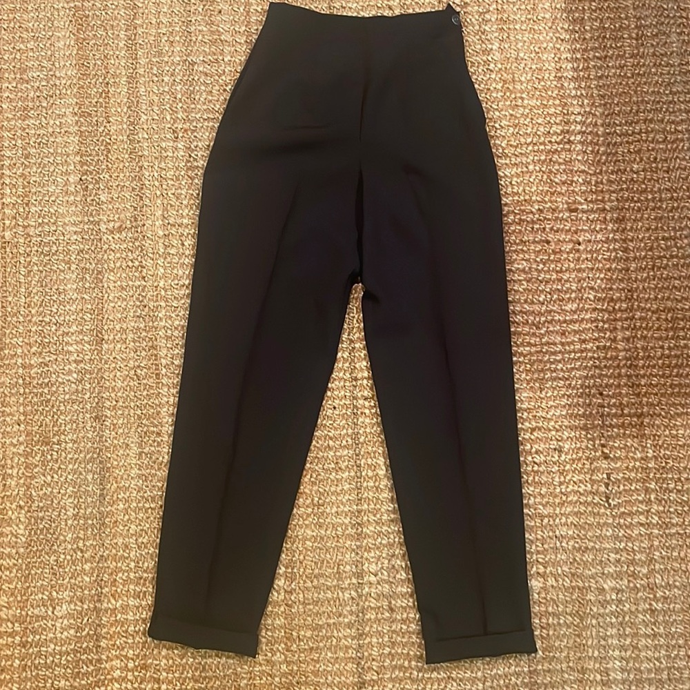 Classic vintage black trouser